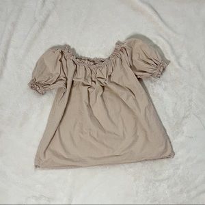 Renaissance Chemise Short Sleeve Blouse